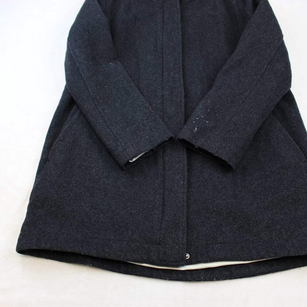 Pendleton Hidden Button High Neck Wool Long Coat … - image 8